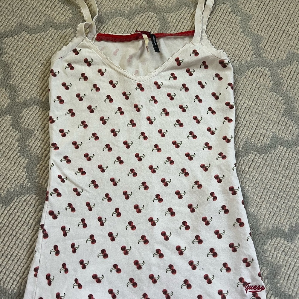 Vintage Guess Cherry Top.